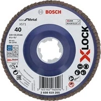 Abbildung von X LOCK Fächerscheibe X571 Best for Metal, Ø 115mm, K40, Schleifscheibe