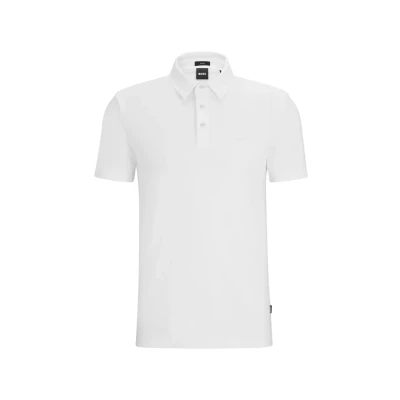 Abbildung von BOSS Palosh Poloshirt, Herren, Größe: XL, White