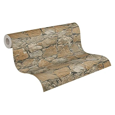 Abbildung von living walls Vliestapete &quot;Best of Wood`n Stone 2nd Edition&quot;, Steinoptik, Steintapete matt leicht strukturiert