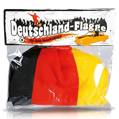 Abbildung von Fahne Flagge Auto Aussenspiegel Germany Deutschland EM 2012 Autoflagge Spiegel