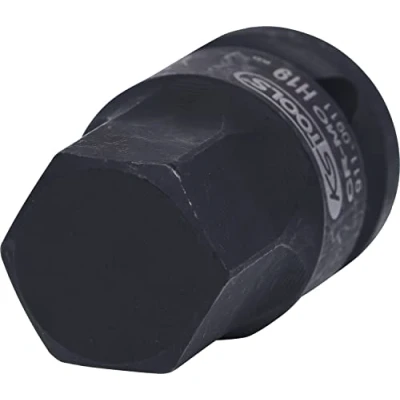Abbildung von KS Tools 911.0911 1/2&quot; Kraft Bit Stecknuss Innensechskant, kurz, 19 mm