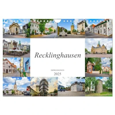Abbildung von Recklinghausen Impressionen (Wandkalender 2025 DIN A4 quer), CALVENDO Monatskalender