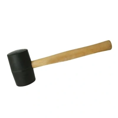 Abbildung von Silverline 598492 Gummihammer, schwarz 907 g