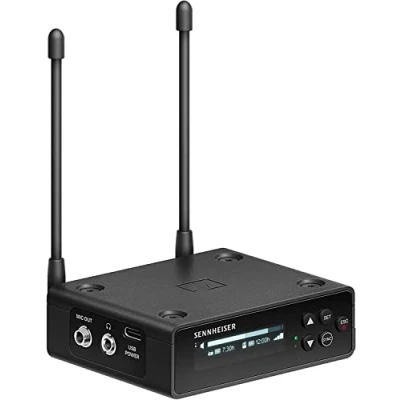 Abbildung von Sennheiser EW DP EK (U1/ 5) Tragbarer digitaler UHF Empfänger zur Verwendung mit D SK Bodypack Sendern, SKM S Handsendern oder SKP Aufstecksendern Schwarz (700056)