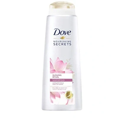 Abbildung von 3 x Dove Shampoo Glowing Ritual Lotusblume für seidiges und glattes Haar 250ml