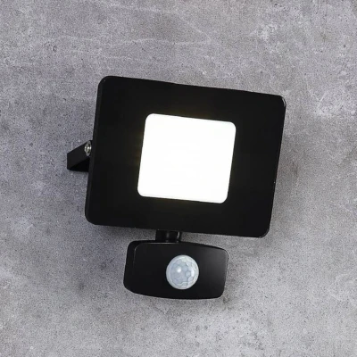Abbildung von Eglo 97461 LED Outdoor Wandleuchte FAEDO 3 schwarz klar L:13cm H:14cm T:5cm Sensor IP44