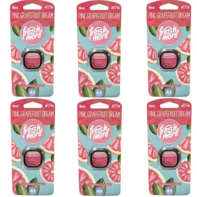 Abbildung von Fresh &amp; More Auto Lufterfrischer Clips 4ml, 3er Pack (Pink Grapefruit Dream)