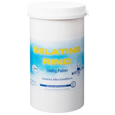Abbildung von Gelatine RIND Pulver Halal 1000 g