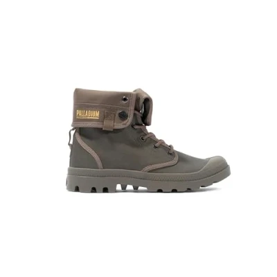 Abbildung von Palladium Baggy Coated Schnürstiefelette, Größe: 39, Major brown Schuhe