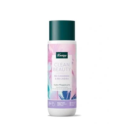 Abbildung von Kneipp Clean Beauty Hydro Pflegedusche Bio Lotusblüte &amp; Jojoba Feuchtigkeitsspendendes Duschgel mit milden Zuckertensiden für eine extra sanfte Reinigung ohne Mikroplastik Silikone 200ml