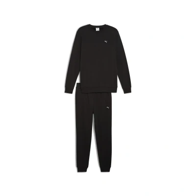 Abbildung von Puma Essentials Elevated Jogging SET Trainingsanzug, Herren, Größe: Medium, Black
