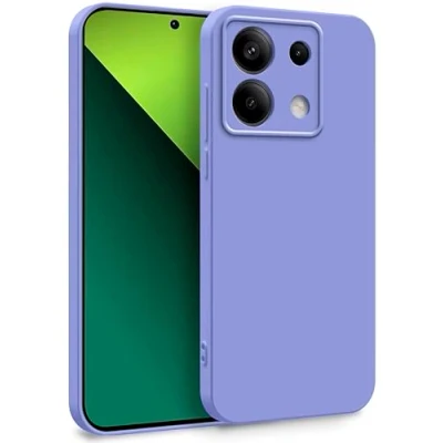 Abbildung von MyGadget Hülle für Xiaomi Redmi Note 13 Pro 5G Poco X6 Zweilagige Handyhülle mit Kameraschutz Cover Innenfutter &amp; Silikon außen Flieder