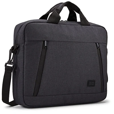 Abbildung von Case Logic Huxton Attaché Laptoptasche 13 Zoll / 13.6 13.3 Polyester Black Schwarz