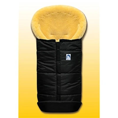 Abbildung von Eisbärchen 975 SZ Premium lammfellfußsack in schwarz, schwarz