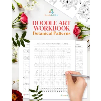 Abbildung von Doodle Art Workbook: Botanical Patterns (Doodle Practice Workbooks, Band 4)