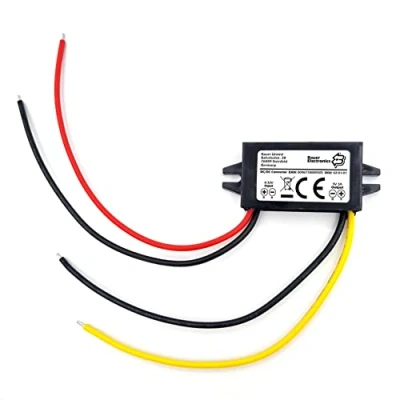 Abbildung von Bauer Electronics DC 8V 32V zu 5V Spannungs wandler 3A 15W 12 V 5 Buck Converter Netzteil 24 regler stabilisator begrenzer Step down Volt