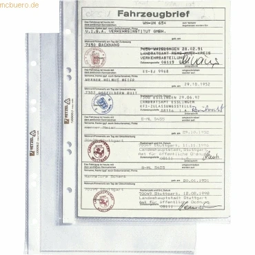 Abbildung von Hetzel Prospekthüllen A5 80my glasklar VE=100 Stück