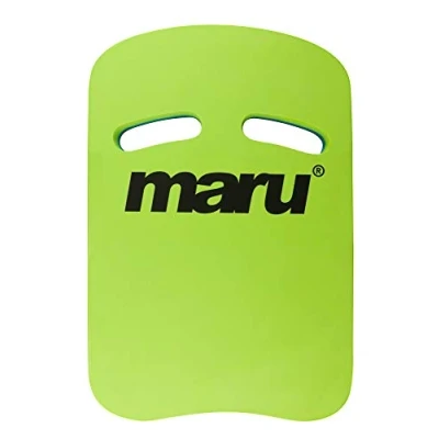 Abbildung von MARU AT7124 Two Grip Fitness Kickboard, Lime/Blau, Einheitsgröße