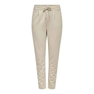 Abbildung von ONLY Damen Onlpoptrash Life Easy Col Pant PNT Noos Hose, Farbe:Beige, Jeans/Hosen Neu:S / 30L