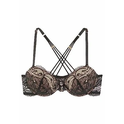 Abbildung von Lascana Beads Pushup BH, Damen, Größe: 70C, Black