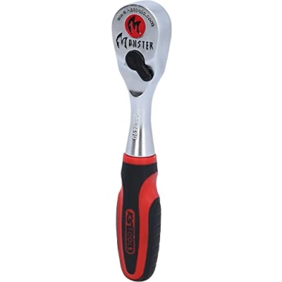 Abbildung von KS TOOLS 935.1490 Umschaltknarre 80 6,3 (1/4&quot;) 125 Chrom Vanadium Stahl