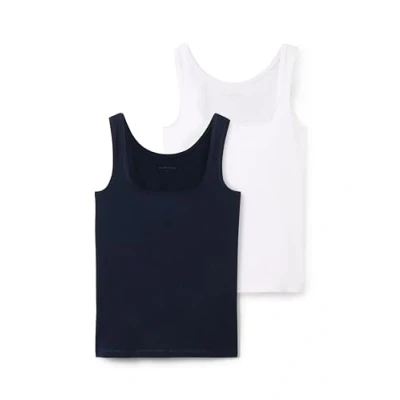 Abbildung von TOM TAILOR Damen Basic Blusen Top mit weitem Rundhalsausschnitt, sky captain blue, XXXL