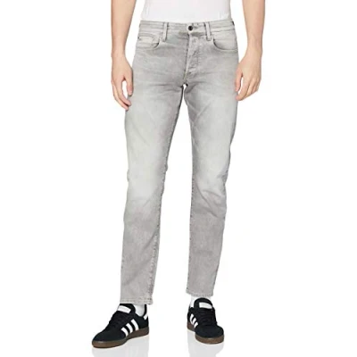 Abbildung von G STAR RAW Herren 3301 Regular Tapered Jeans, Grau (lt aged 51003 7607 424), 29W / 32L