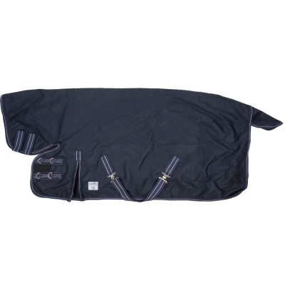 Abbildung von Premiere XS &quot;All Year&quot; Regendecke mit Nacken 600D 0 g Dunkelblau Unterlänge: 125 cm &amp; Rückenlänge: 95