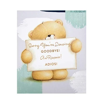 Abbildung von Hallmark Abschiedskarte niedliches Forever Friends Design
