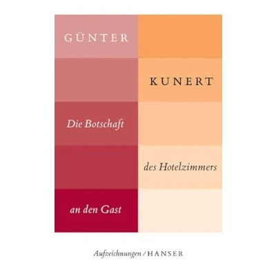 Abbildung von Die Botschaft des Hotelzimmers an den Gast: Aufzeichnungen