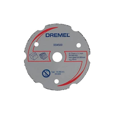 Abbildung von Dremel DSM500 Schneidscheibe 20 mm Länge: 77 Breite: für DSM20 3/4
