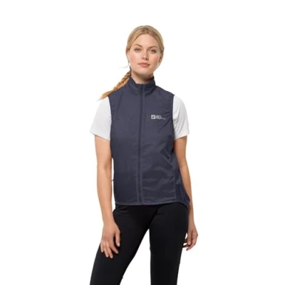 Abbildung von Jack Wolfskin Morobbia WIND W Weste, Damen, Größe: XS, Graphite