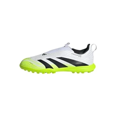 Abbildung von adidas Unisex Kinder Predator League Laceless Turf Football Boots Kids Fußballschuhe, Cloud White/Core Black/Lucid Lemon
