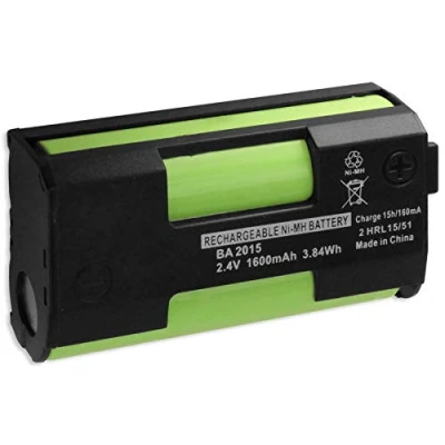 Abbildung von Ersatz Akku kompatibel zu Sennheiser BA2015 für Mikroport System 2015, SK2015, EK2015 / Evolution Wireless G2, G3,G4 Serie/Tourguide SK2020 D [NI MH 1600 mAh 2.4V]