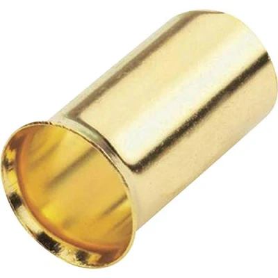 Abbildung von Sinuslive 10mm² Aderendhülsen 12 Stück vergoldet AE 10 Kabel Endhülsen