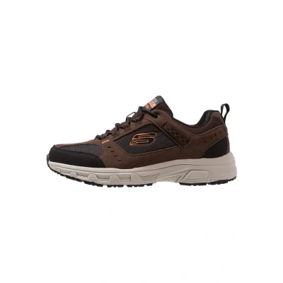 Abbildung von Skechers Herren Oak Canyon 51893 Sneaker, Chocolate Leather Pu Mesh Black Trim, 46 EU