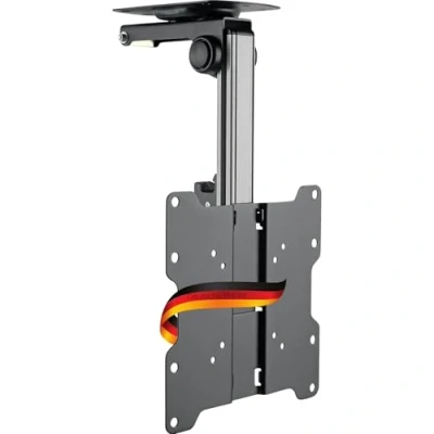 Abbildung von Schwaiger TV Decken und Dachschrägenhalterung Deckenhalterung, (drehbar, für Displays mit 17 bis 37 Zoll, schwarz, Wandhalterung)