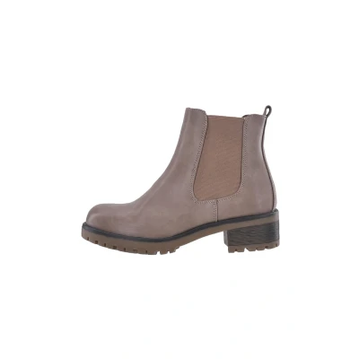 Abbildung von Elara Damen Stiefeletten Chelsea Boots Chunkyrayan S160 Khaki 40