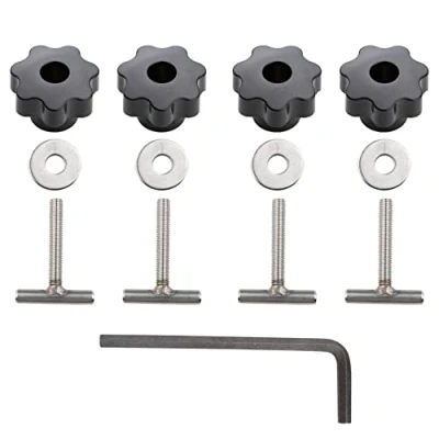 Abbildung von MangWany 4Pacs Befestigungsschraube Verriegelungsschiene Edelstahl T Schrauben Multivan Bus Multiflexboard T5 T6 Viano 7h5883084c 50 mm