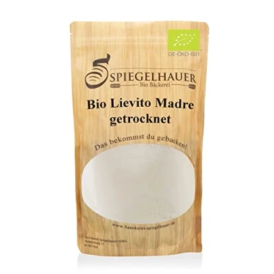 Abbildung von Bäckerei Spiegelhauer Bio Lievito Madre getrocknet 200 g Backen ohne Hefe für Pizza, Brot, Brötchen, Ciabatta Weizen sauerteig