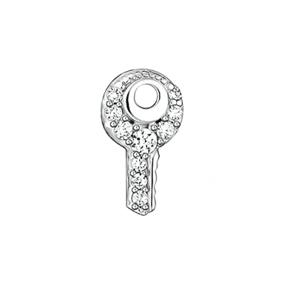 Abbildung von Thomas Sabo Einzel Ohrstecker Schlüssel weiße Steine 925 Sterling Silber H2220 051 14