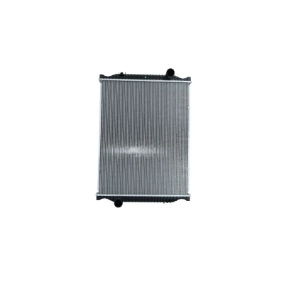 Abbildung von NRF 510018 Kühler, Motorkühlung Aluminium 715mm 545mm 48mm ohne Rahmen Kühlrippen gelötet