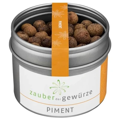 Abbildung von Zauber der Gewürze Piment ganz Nelkenpfeffer, Jamaikapfeffer mit feiner Schärfe, ideal zum Verfeinern von Fleisch, Gemüse und Gebäck, 40 g