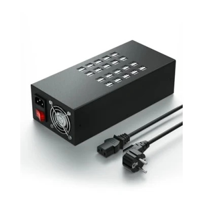 Abbildung von USB Ladestation,Skazeke 40 Anschlüsse 400W/80A Desktop Lade Hub,mehrfacher Schutzausgang 5V/2A Laden für Apple Geräte, Smartphones, Tablets und mehr Geräte