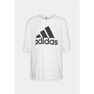 Abbildung von adidas Sportswear TEE Tshirt print, Damen, Größe: Medium, White/black