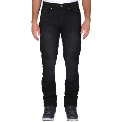 Abbildung von Modeka Motorradhose Glenn II Herren Jeans Soft Wash Black Lang 33
