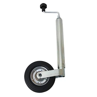 Abbildung von trailer parts4u Stützrad Bugrad mit Drucklager 150 kg 48mm 48er Aufnahme für Anhänger Wohnwagen