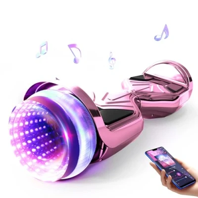 Abbildung von Premium Hoverboard 6.5 inch, hoverboards with Bluetooth, speaker, colored LED lights, gift for children