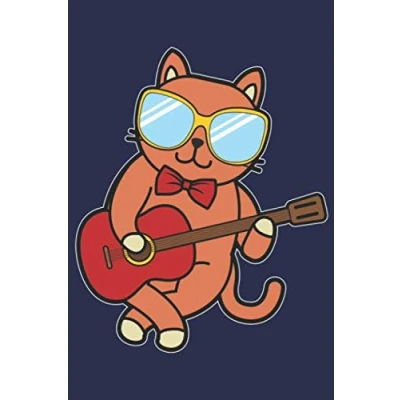 Abbildung von Gitarren Katze: Ein cooles Buch für alle Gitarristen