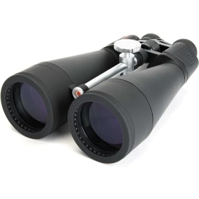 Abbildung von Celestron 71018 SkyMaster 20 x 80 mm Porroprismen Fernglas mit mehrfach vergütete Linse, BaK 4 Prismenlinse und Etui, Schwarz